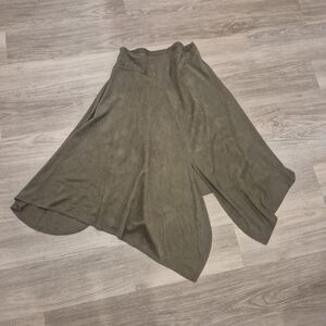 Umgee Asymmetrical Olive Skirt